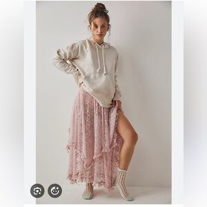 Free People French courtship Skirt in pink